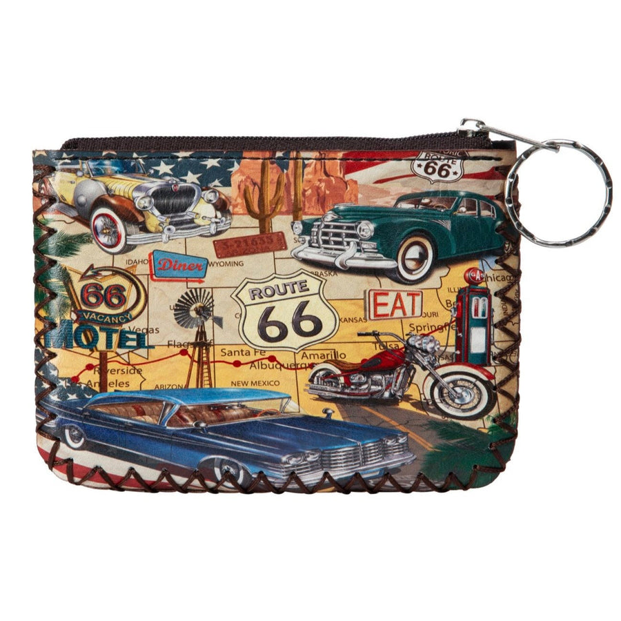Printed Hand Stitched Coin Purse HB0665