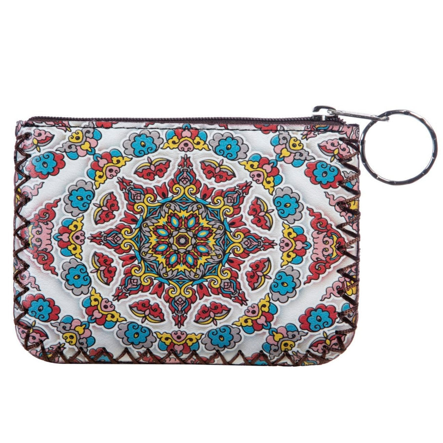 Printed Hand Stitched Coin Purse HB0665