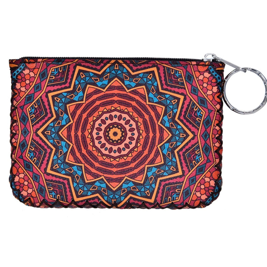 Printed Hand Stitched Coin Purse HB0665