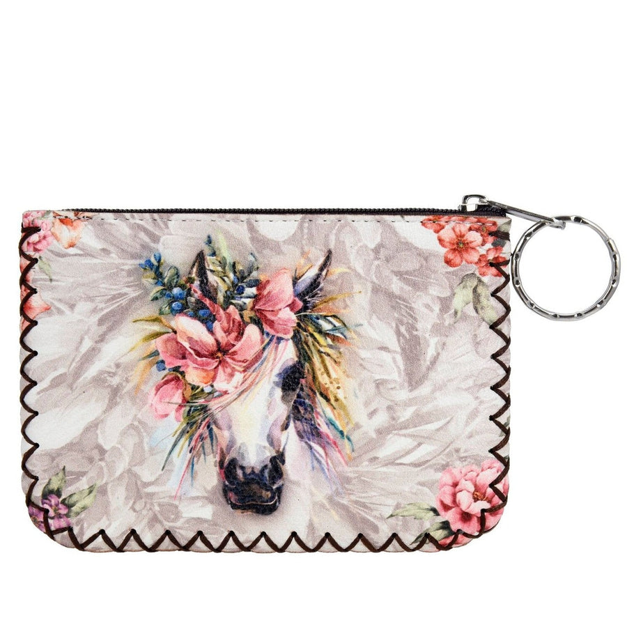 Printed Hand Stitched Coin Purse HB0665