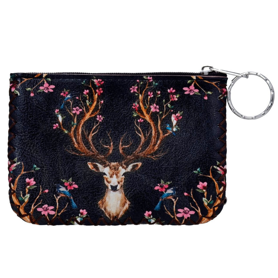 Printed Hand Stitched Coin Purse HB0665