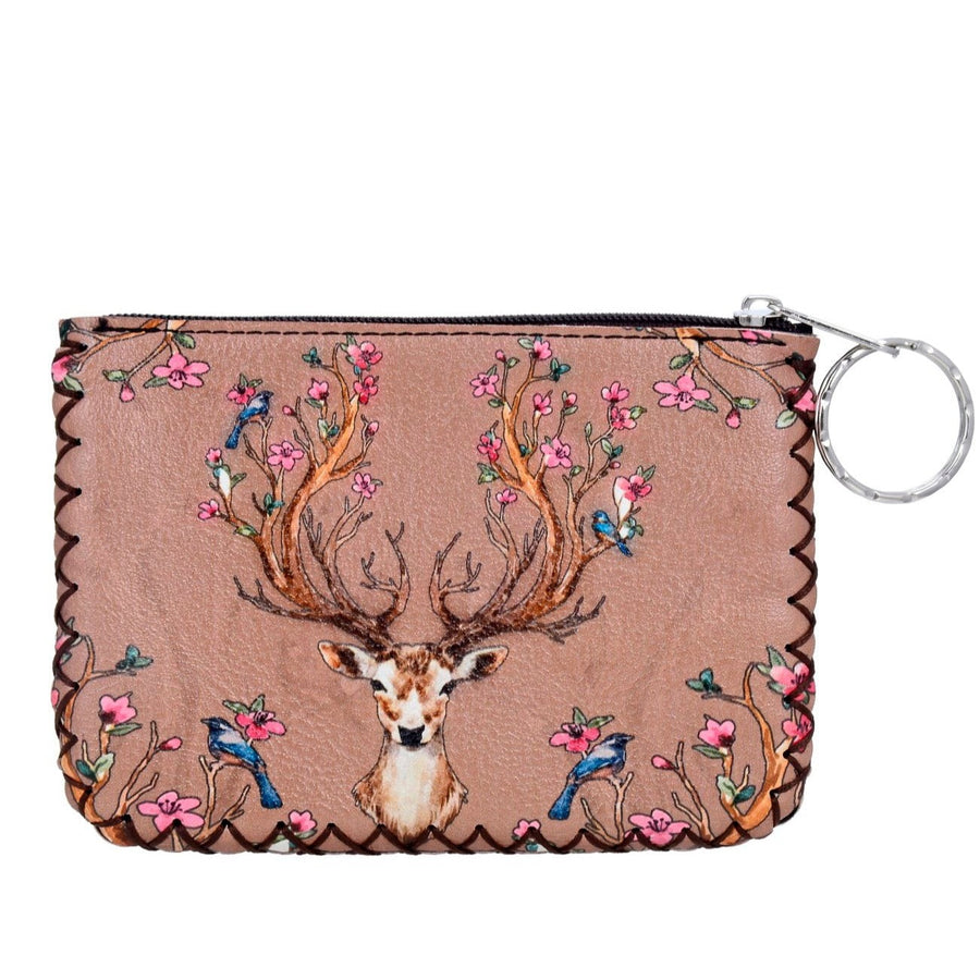 Printed Hand Stitched Coin Purse HB0665