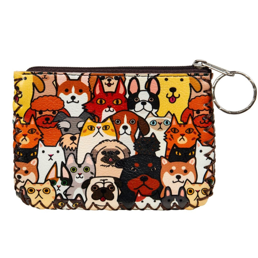 Printed Hand Stitched Coin Purse HB0665