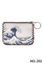 The Great Wave Print Hand Stitch Coin Purse HB0665 - NO.202