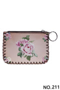 Rose Print Hand Stitch Coin Purse HB0665-NO.211