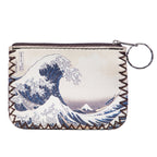 The Great Wave Print Hand Stitch Coin Purse HB0665 - NO.202