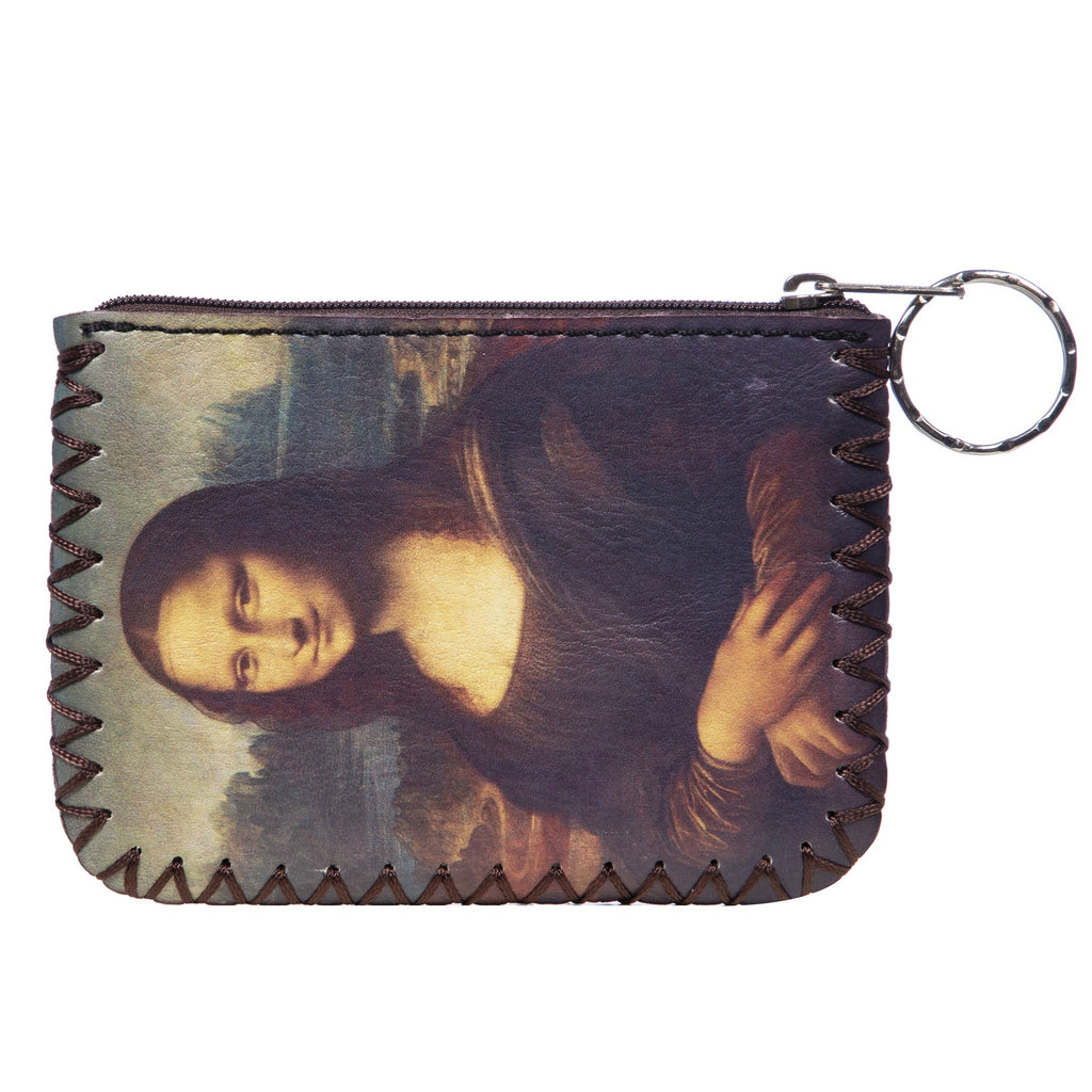 Mona Lisa PPrint Hand Stitch Coin Purse HB0665-NO.204