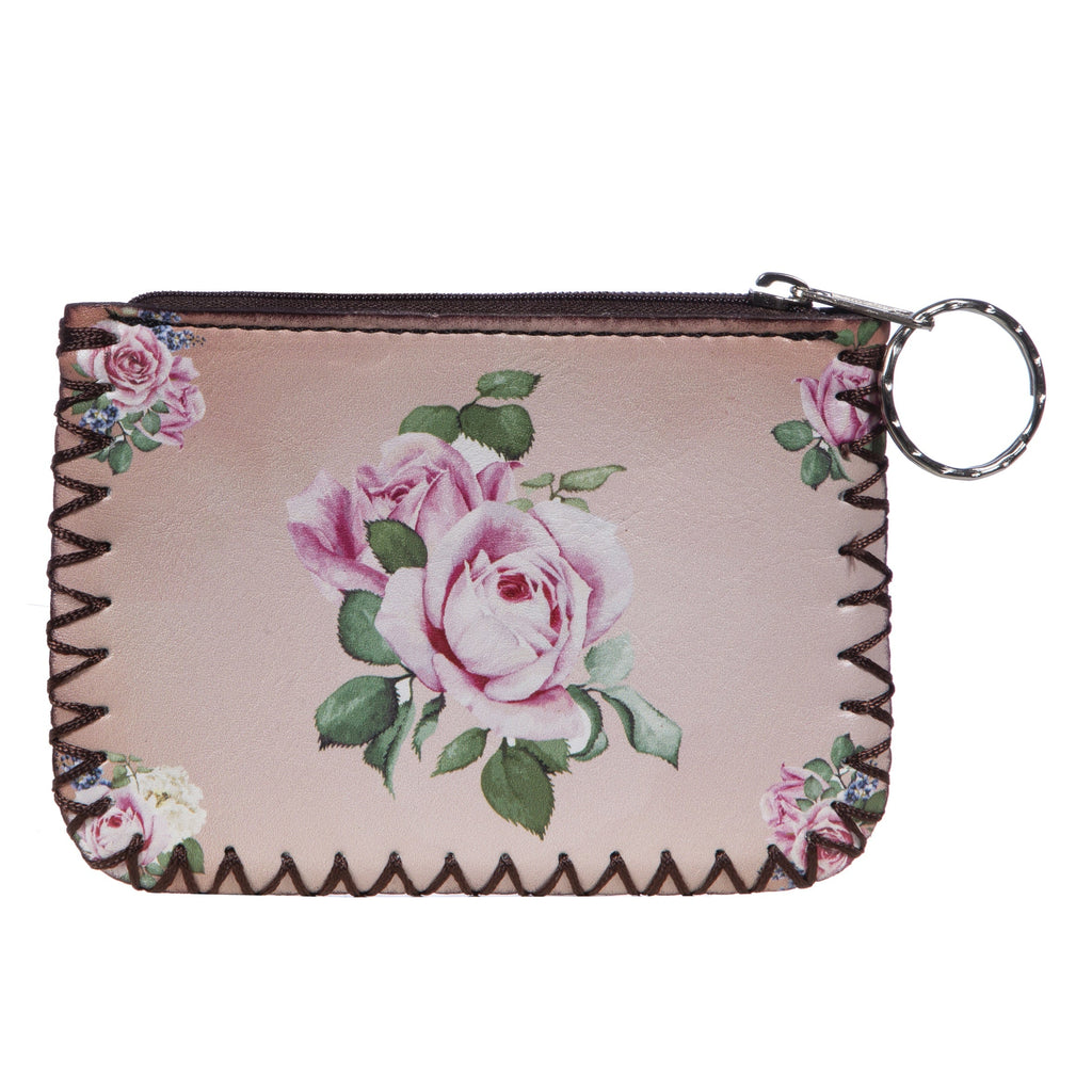 Rose Print Hand Stitch Coin Purse HB0665-NO.211