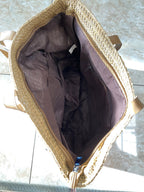 Pearl Straw Tote Bag HB0758