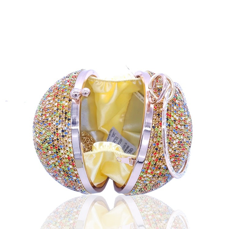 Spherical Rhinestone Clutch HB0793