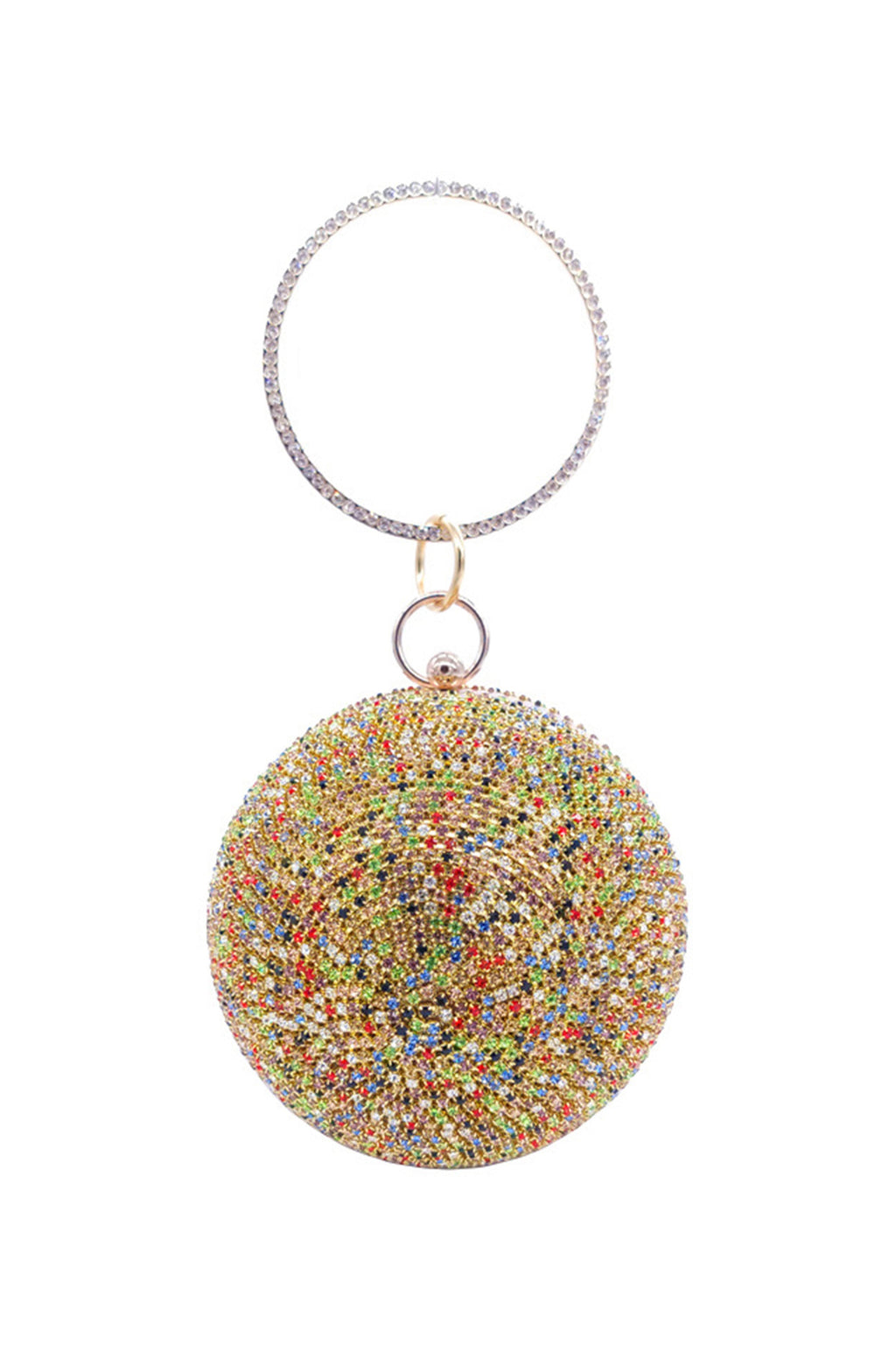 Spherical Rhinestone Clutch HB0793
