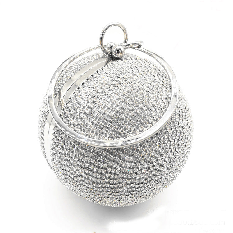 Spherical Rhinestone Clutch HB0793