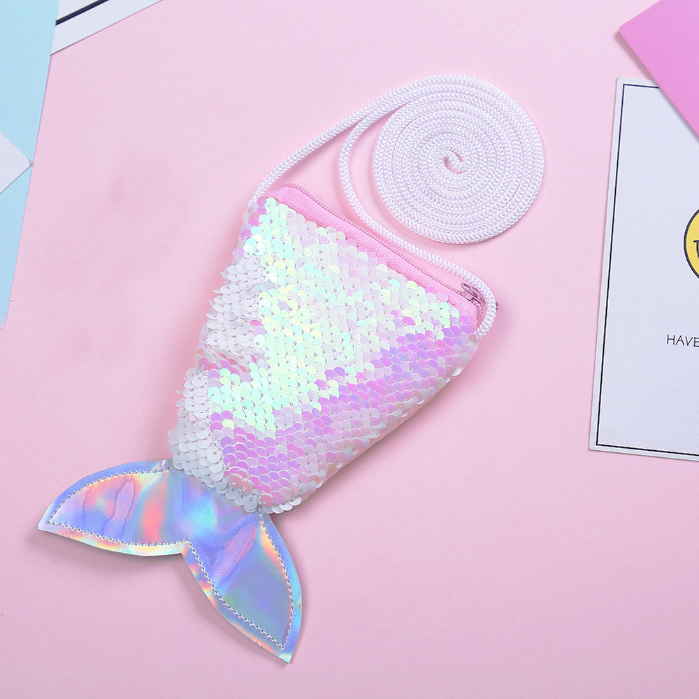 Sequins Mermaid Tail Coin Purse HB0797