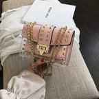 Rivet Transparent Crossbody Bags HB0835