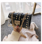 Rivet Transparent Crossbody Bags HB0835