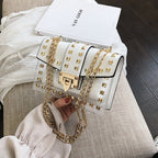 Rivet Transparent Crossbody Bags HB0835
