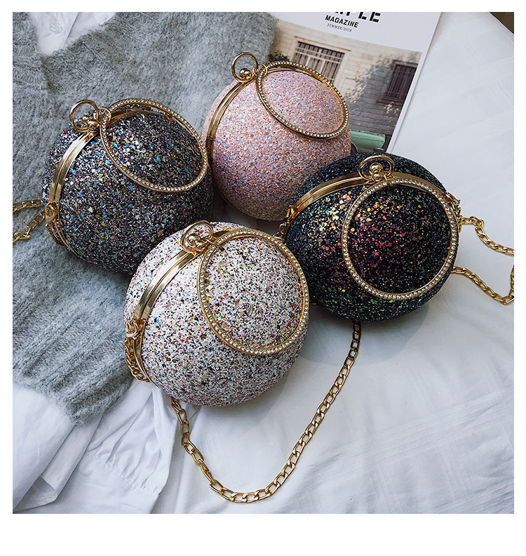 Sequins Spherical Evening Bags HB0878