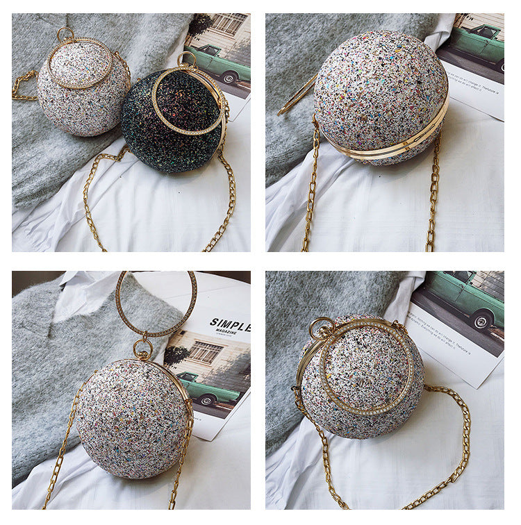 Sequins Spherical Evening Bags HB0878
