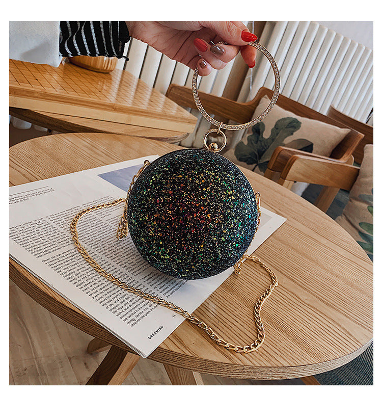 Sequins Spherical Evening Bags HB0878