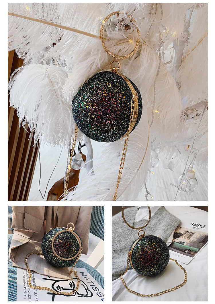 Sequins Spherical Evening Bags HB0878