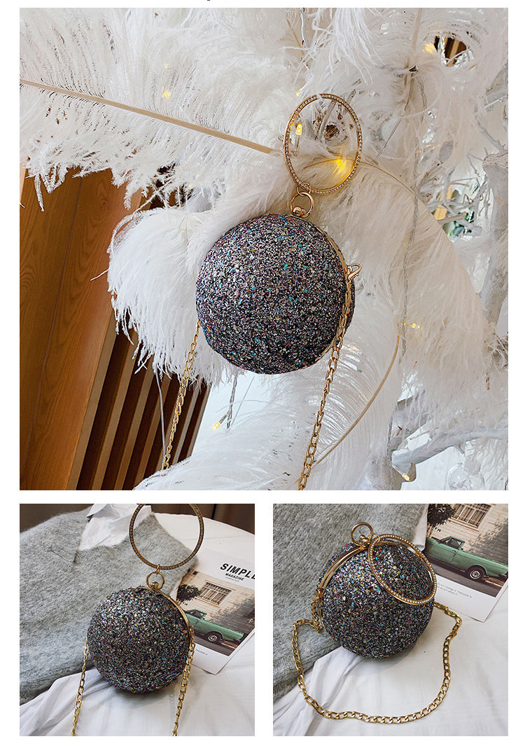 Sequins Spherical Evening Bags HB0878