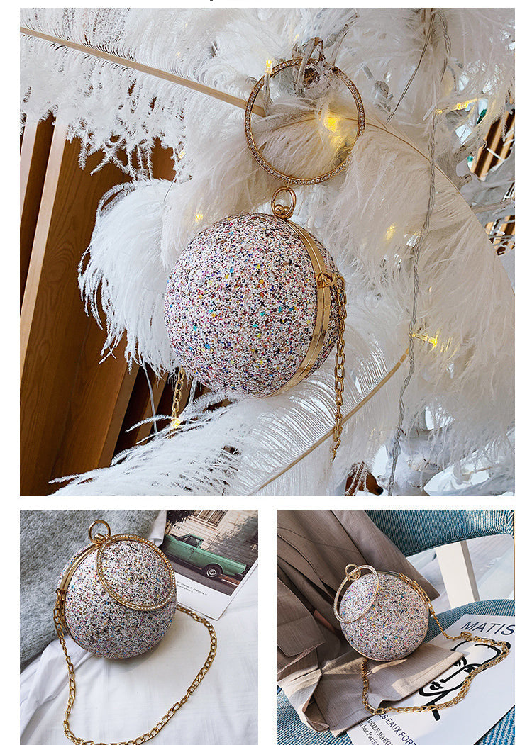 Sequins Spherical Evening Bags HB0878