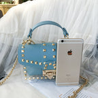 Rivet Transparent Crossbody Bags HB0914