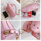 Lobster PU Leather Crossboady Bags HB0916