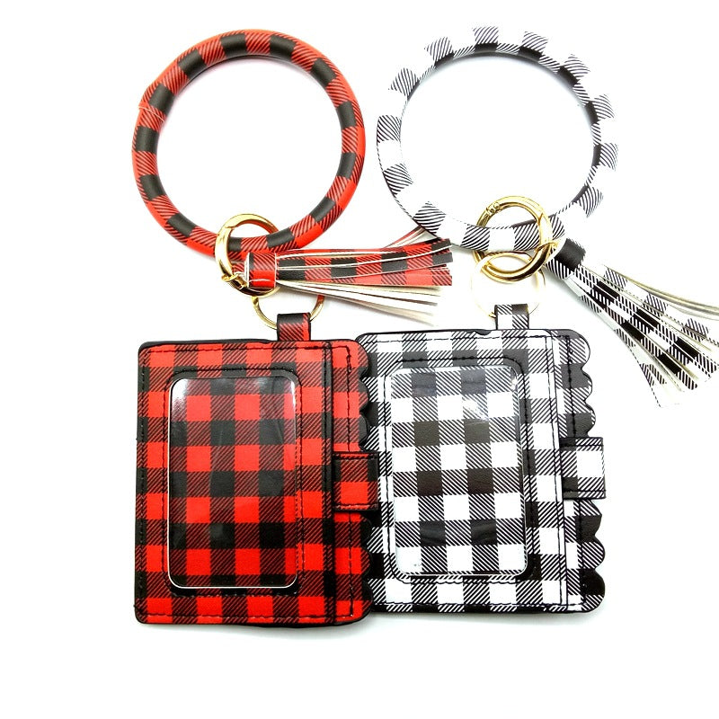 Printed PU Leather Card Bag HB0928