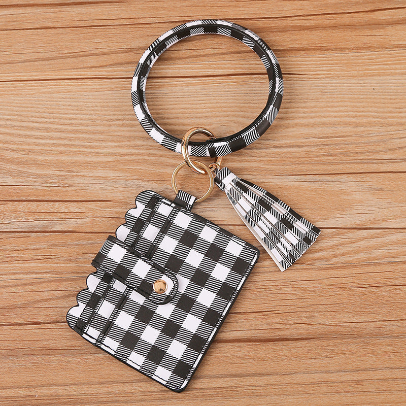 Printed PU Leather Card Bag HB0928