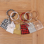 Printed PU Leather Card Bag HB0928