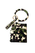 Printed PU Leather Card Bag HB0928