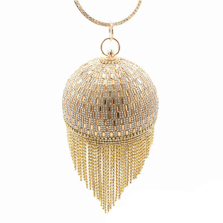 Rhinestone Tassel Evening Bags HB0936