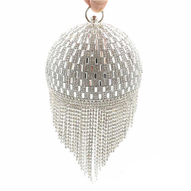 Rhinestone Tassel Evening Bags HB0936