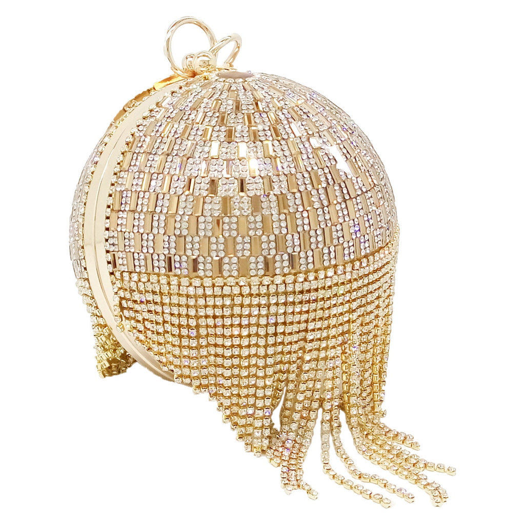 Rhinestone Tassel Evening Bags HB0936