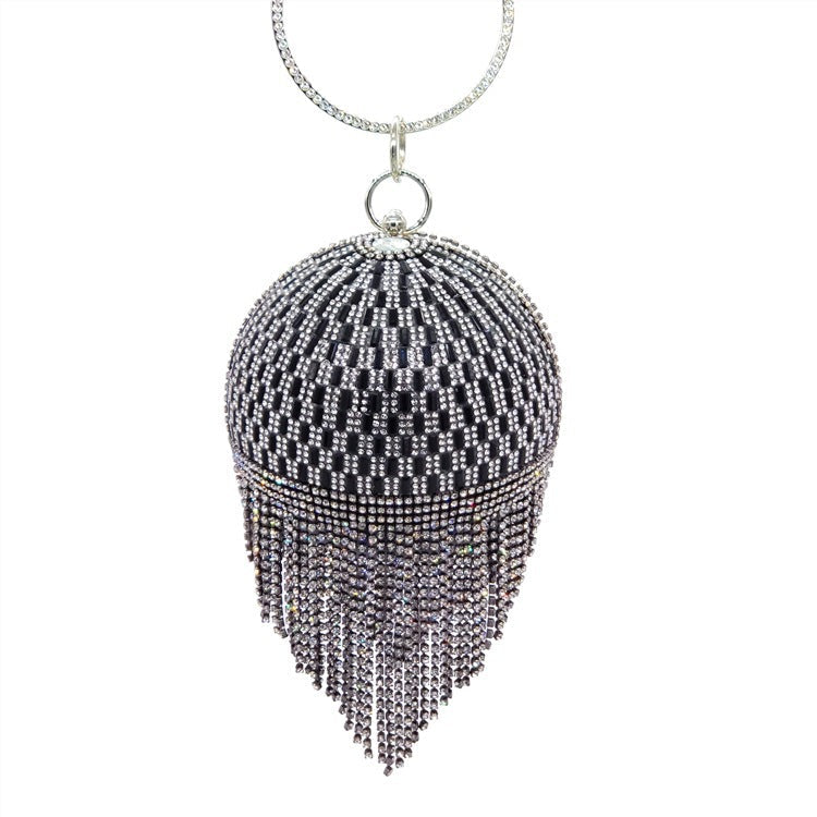 Rhinestone Tassel Evening Bags HB0936