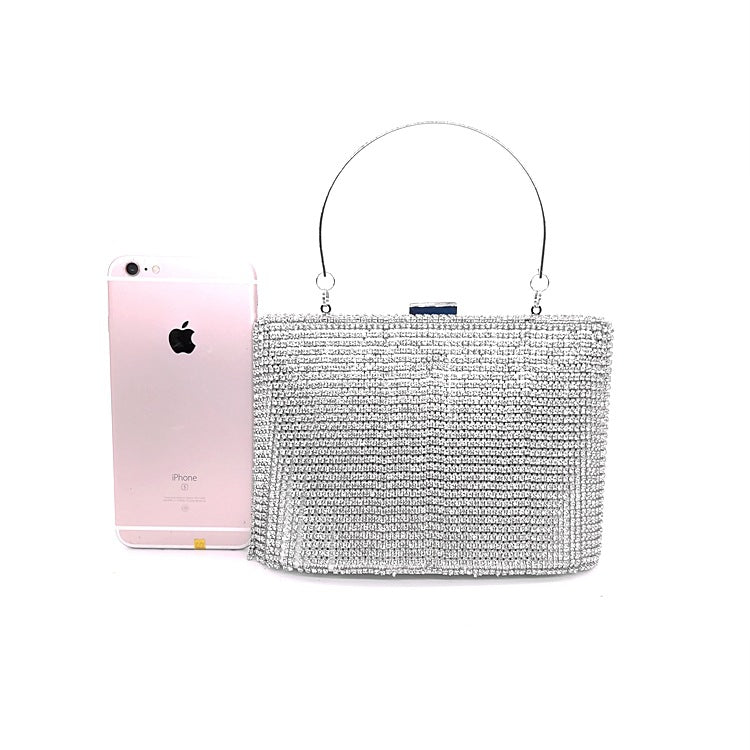 Rhinestone Square Evening Bags HB0945
