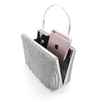 Rhinestone Square Evening Bags HB0945