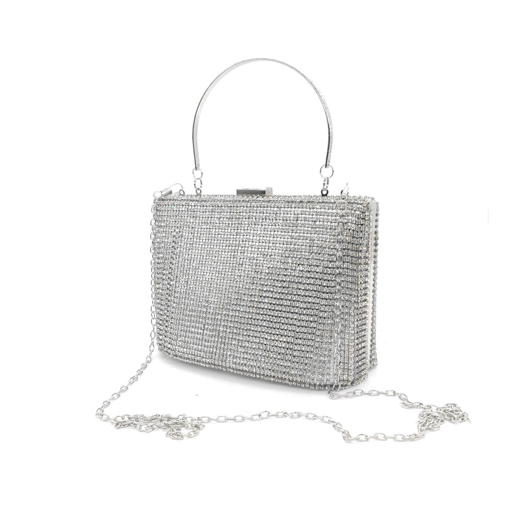Rhinestone Square Evening Bags HB0945