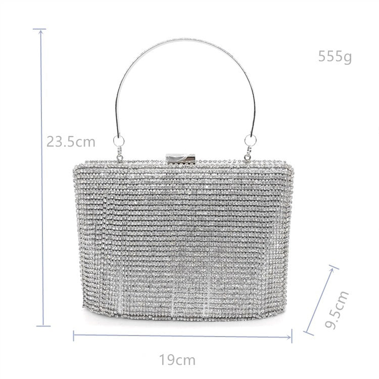 Rhinestone Square Evening Bags HB0945