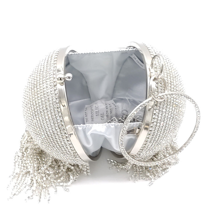 Rhinestone Tassel Evening Bags HB0946