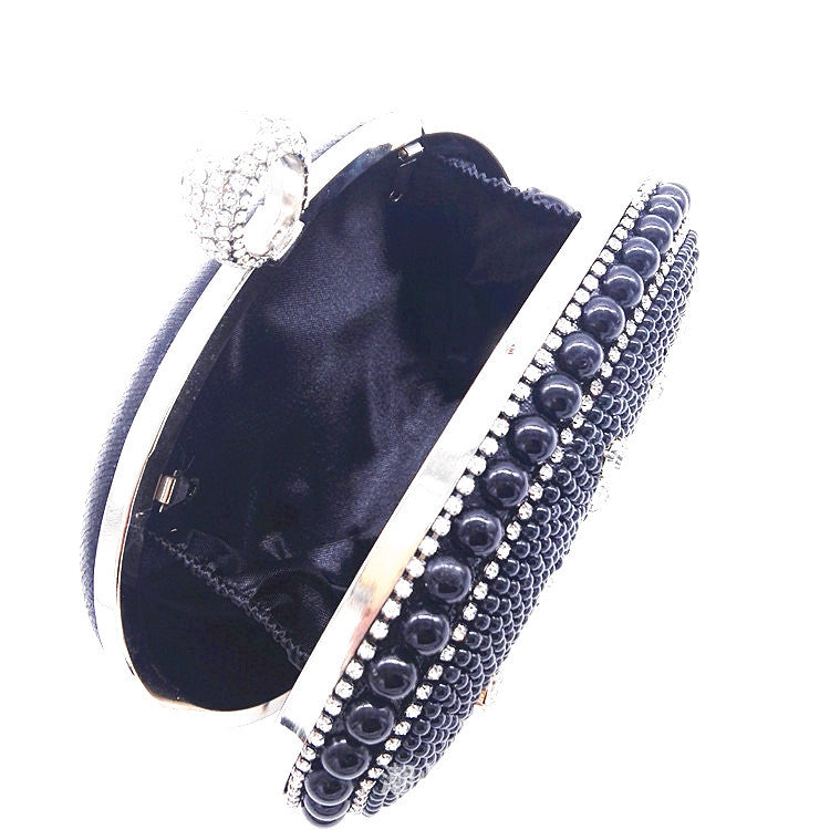 Rhinestone Crown Pearl Evening Bags HB0947