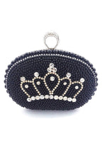 Rhinestone Crown Pearl Evening Bags HB0947