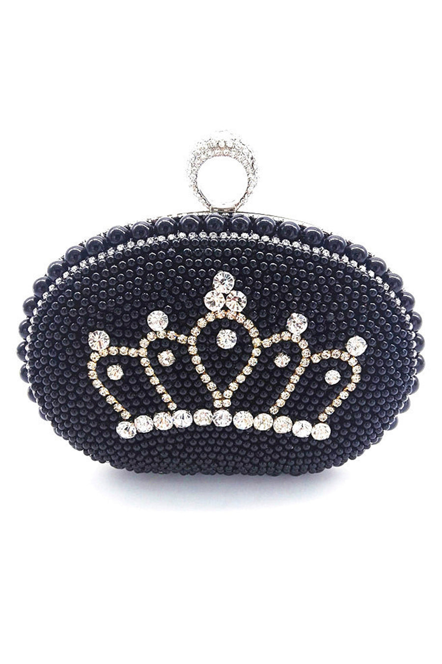 Rhinestone Crown Pearl Evening Bags HB0947