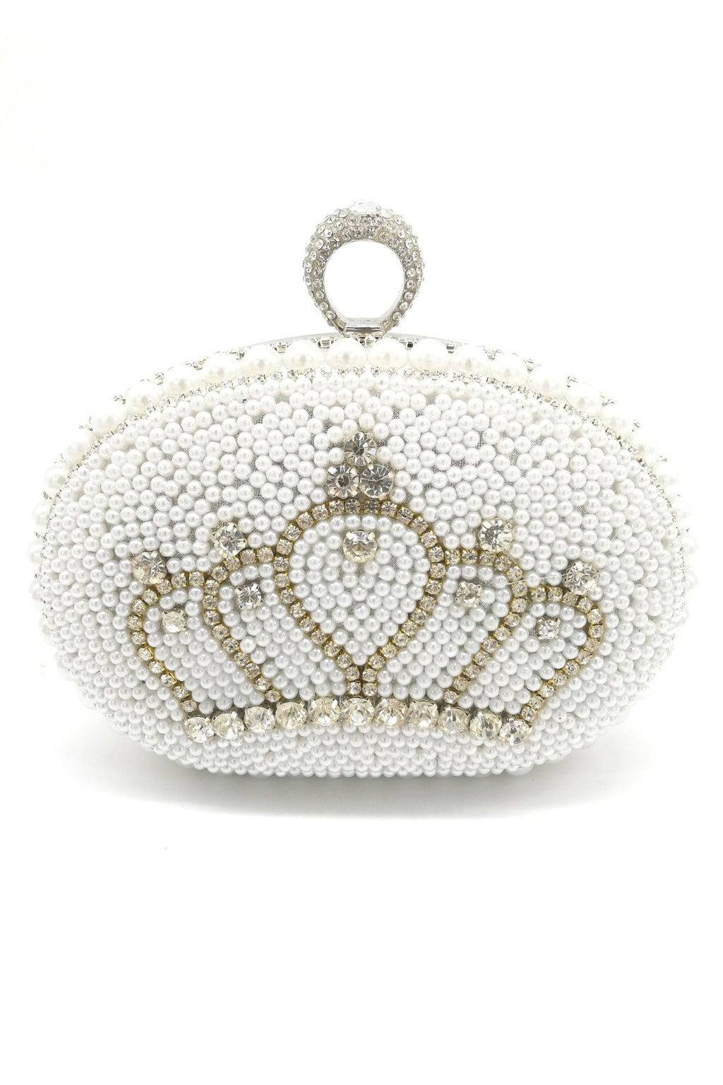 Rhinestone Crown Pearl Evening Bags HB0947