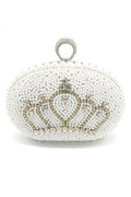 Rhinestone Crown Pearl Evening Bags HB0947