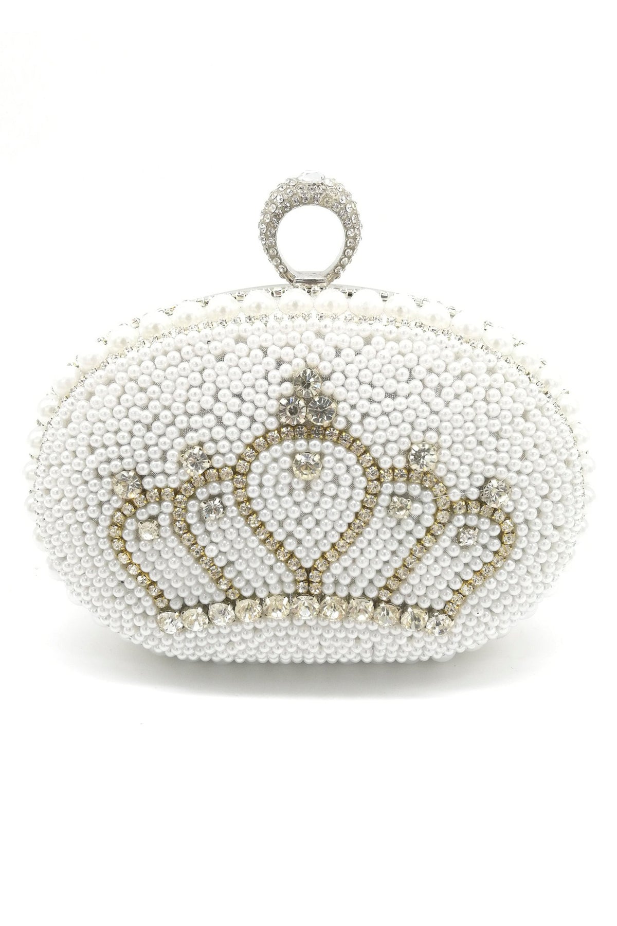 Rhinestone Crown Pearl Evening Bags HB0947