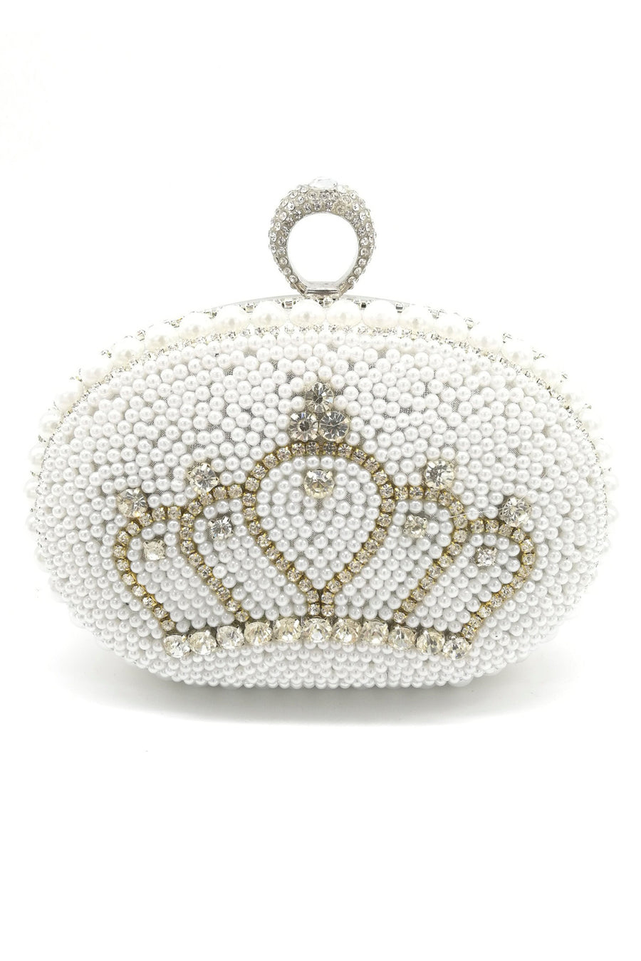 Rhinestone Crown Pearl Evening Bags HB0947
