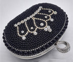 Rhinestone Crown Pearl Evening Bags HB0947