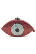 Evil Eye Rhinestone Evening Bag HB0959